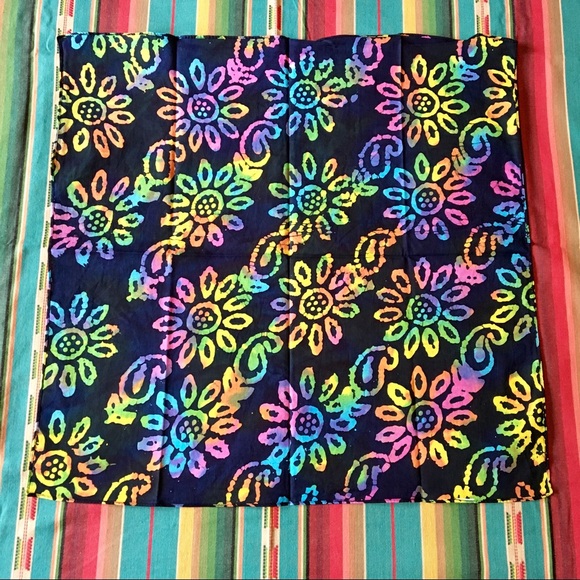 Flower🌸Power ☮️ hippy tie dye bandana/face mask😷 - Picture 5 of 5